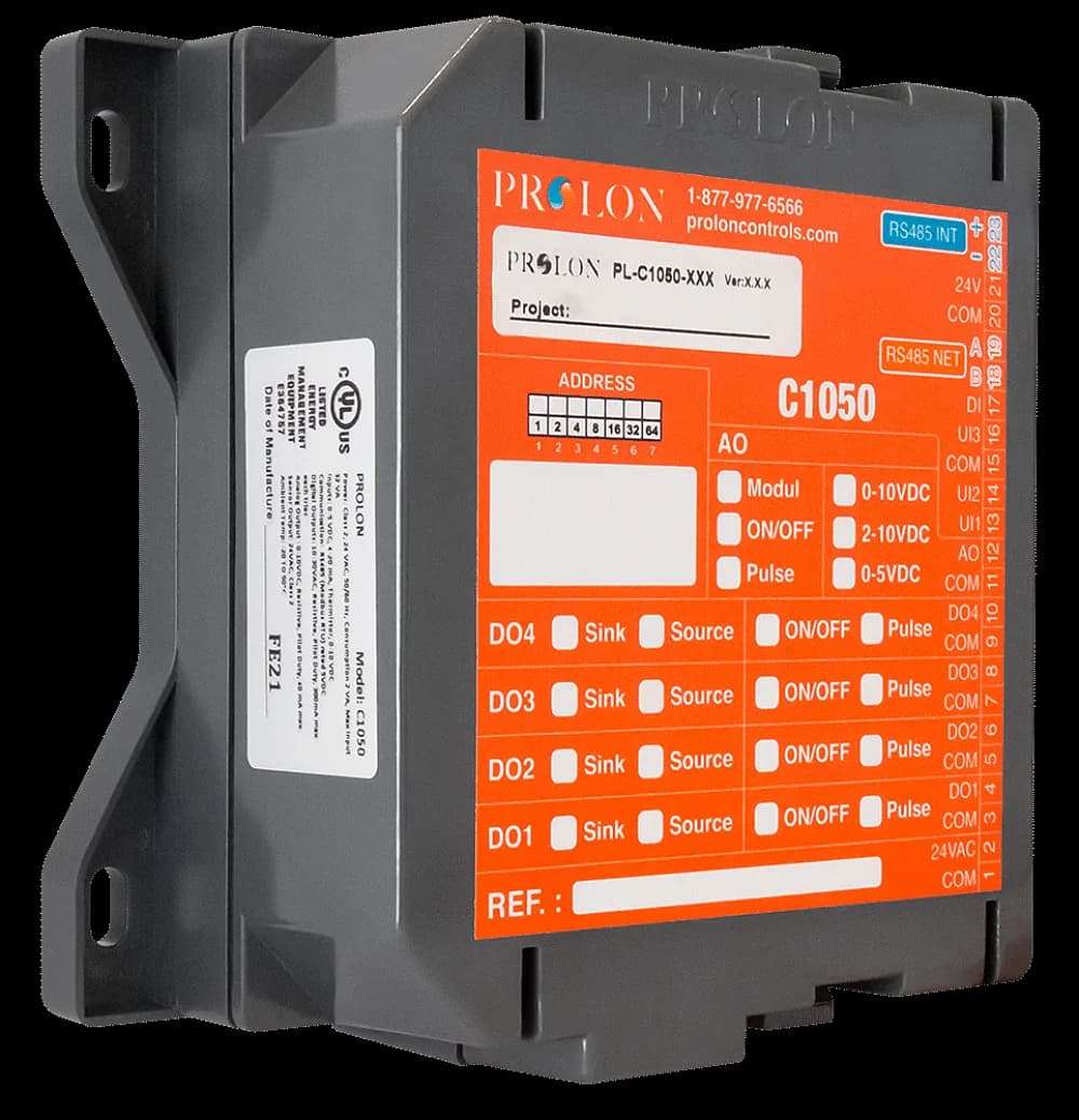 Zone Damper Controllers PL-C1050-VAV, PL-C1050-VAV-PI